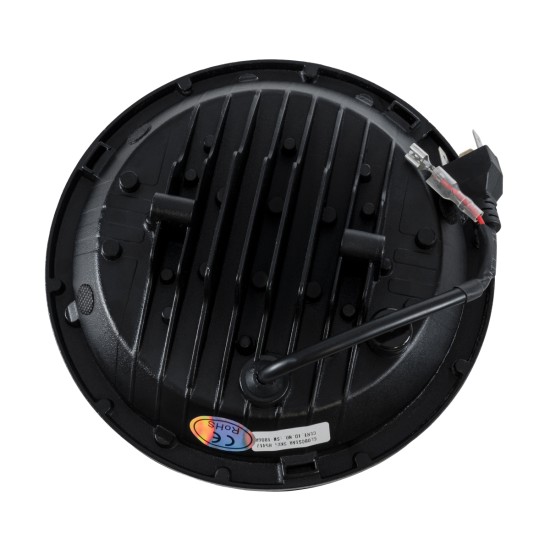 85417 Σετ 2 x Φανάρια JEEP WRANGLER 7'' Ιντσών Βασικού Φωτισμού H/L με Ring Light DRL & Φλας LED CREE CXB COB 75W 12000lm DC 10-30V Αδιάβροχα IP67 Ψυχρό Λευκό 6000K