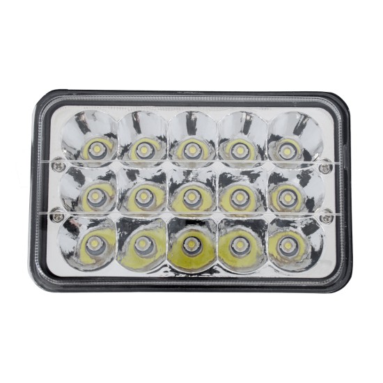85420 Vehicle & Forklift Work Lights - Φώτα Εργασίας για Οχήματα Περονοφόρα - Κλάρκ H4 H/L LED 45W DC 9-80V Αδιάβροχο IP67 Ψυχρό Λευκό 6000K Μ20.5 x Π13.5 x Υ6.5cm