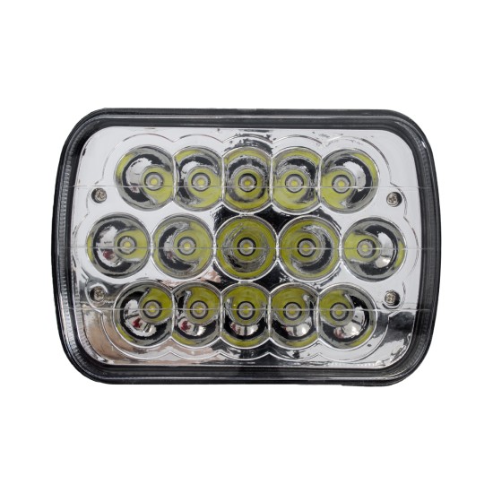 85421 Φανάρι JEEP WRANGLER Βασικού Φωτισμού H4 H/L LED CREE CXB COB 45W 4500lm DC 9-80V Αδιάβροχο IP67 Ψυχρό Λευκό 6000K Μ17 x Π11 x Υ5.5cm