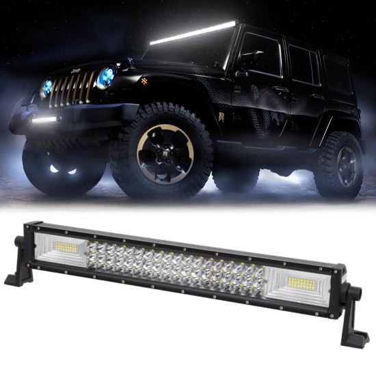 85482 PRO Series Μπάρα Ίσια - Straight TRI-ROW 7D για Αυτοκίνητα & Φορτηγά LED CREE XBD 270W 27000lm 15° & 60° DC 10-30V Αδιάβροχη IP65 Ψυχρό Λευκό 6000K