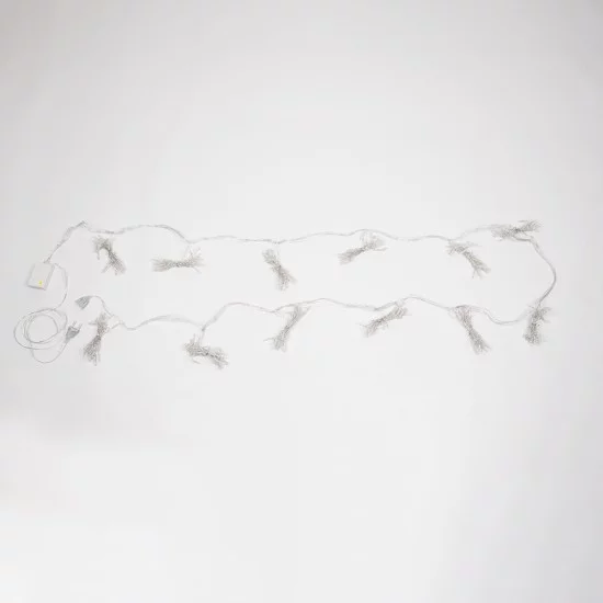 85800 Διακοσμητική Κουρτίνα 3 x 2 Μέτρα με Controller 8 Προγραμμάτων Φωτισμού - Επεκτεινόμενη 240 LED 6W AC 230V με Διάφανο Καλώδιο & Πρίζα Schuko IP20 Θερμό Λευκό 3000K Μ3 x Υ2m