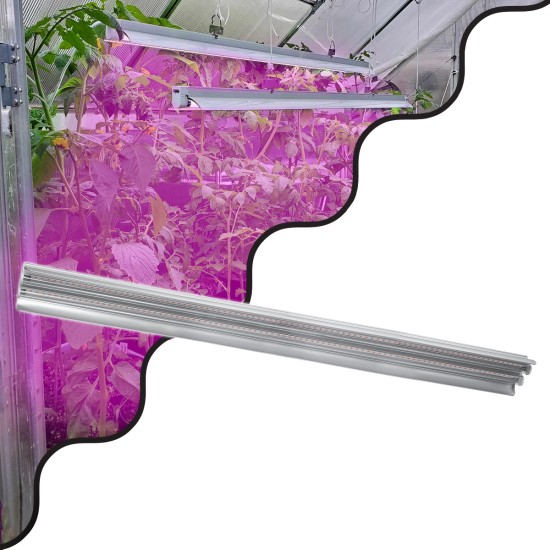 85958 Linear Grow Light Full Spectrum LED Γραμμικό Φωτιστικό Ανάπτυξης Φυτών Θερμοκηπίου 120cm SMD 2835 200W 120° AC230V IP54 Εσωτερικού Χώρου για Κάλυψη Επιφάνειας 1.2m x 1.2m Πλήρους Φάσματος Φωτισμού