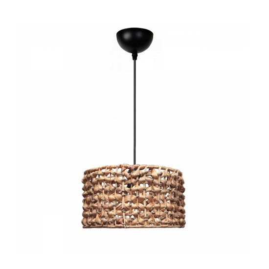 POMEGRANDE 204-0160 Boho Κρεμαστό Φωτιστικό Kαπέλο Μονόφωτο 1 x E27 IP20 Καφέ Rattan - Μ29 x Π29 x Υ16cm POMEGRANDE 204-0160 Boho Κρεμαστό Φωτιστικό Kαπέλο Μονόφωτο 1 x E27 IP20 Καφέ Rattan - Μ29 x Π29 x Υ16cm
