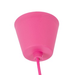 CABLITO 61552 Μοντέρνο Κρεμαστό Φωτιστικό Οροφής με Ντουί 1 x E27 AC 220-240V IP20 - Ροζ - Μ4 x Π4 x Υ110cm