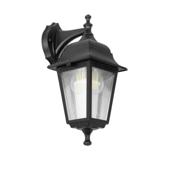 SOLME 203-0211 Vintage Επιτοίχιο Φωτιστικό Φαναράκι Μονόφωτο 1 x E27 IP44 Μαύρο Πλαστικό - Μ19 x Π15 x Υ35cm SOLME 203-0211 Vintage Επιτοίχιο Φωτιστικό Φαναράκι Μονόφωτο 1 x E27 IP44 Μαύρο Πλαστικό - Μ19 x Π15 x Υ35cm
