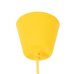 CABLITO 61555 Μοντέρνο Κρεμαστό Φωτιστικό Οροφής με Ντουί 1 x E27 AC 220-240V IP20 - Κίτρινο - Μ4 x Π4 x Υ110cm