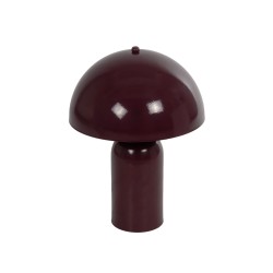 GASCO 204-0148 Μοντέρνο Επιτραπέζιο Φωτιστικό Πορτατίφ με Ντουί 1 x E27 AC 220-240V IP20 - Κόκκινο - Μ26 x Π26 x Υ35cm