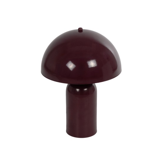 GASCO 204-0148 Μοντέρνο Επιτραπέζιο Φωτιστικό Πορτατίφ με Ντουί 1 x E27 AC 220-240V IP20 - Κόκκινο - Μ26 x Π26 x Υ35cm