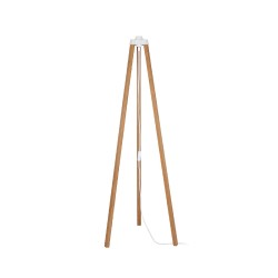 TRIPOD 203-0260 Μοντέρνο Επιδαπέδιο Φωτιστικό με Ντουί 1 x E27 AC 220-240V IP20 - Μπεζ - Μ38 x Π38 x Υ120cm