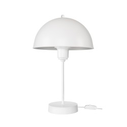 GAZETA 203-0301 Μοντέρνο Επιτραπέζιο Φωτιστικό Πορτατίφ με Ντουί 1 x E27 AC 220-240V IP20 - Λευκό  - Μ25 x Π25 x Υ39cm
