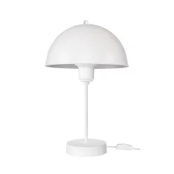GAZETA 203-0301 Μοντέρνο Επιτραπέζιο Φωτιστικό Πορτατίφ με Ντουί 1 x E27 AC 220-240V IP20 - Λευκό  - Μ25 x Π25 x Υ39cm