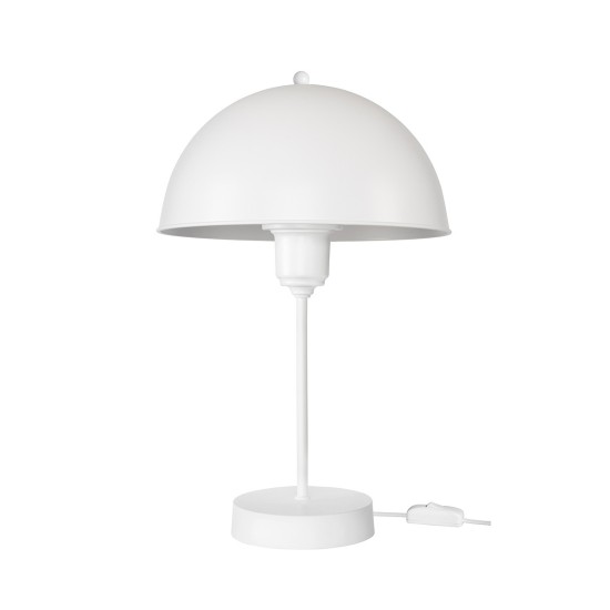 GAZETA 203-0301 Μοντέρνο Επιτραπέζιο Φωτιστικό Πορτατίφ με Ντουί 1 x E27 AC 220-240V IP20 - Λευκό  - Μ25 x Π25 x Υ39cm