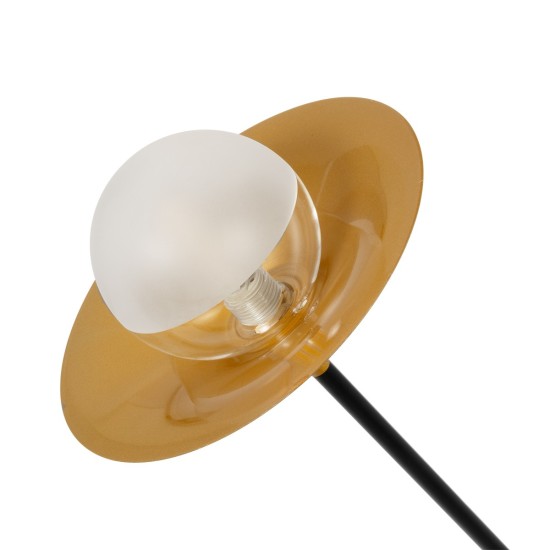 JOLIET 999-0044 Μοντέρνο Φωτιστικό Οροφής με Ντουί 4 x G9 AC 220-240V IP20 - Μαύρο & Χρυσό - Μ93 x Π20 x Υ106cm