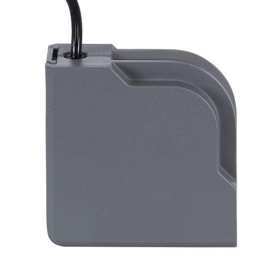 WINDOWCORNA 90113 Γωνιακό Φωτιστικό Ανάδειξης Παραθύρων LED 6W 570lm 3°x172° DC 24V Αδιάβροχο IP65 Φυσικό Λευκό 4500K Dimmable - CREE XPE Chip - Γκρι Ανθρακί - Μ12 x Π4 x Υ12cm - 3 Χρόνια Εγγύηση