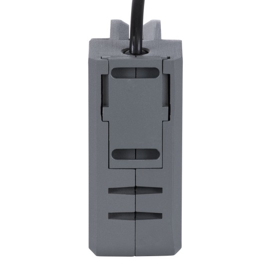 WINDOWCORNA 90114 Γωνιακό Φωτιστικό Ανάδειξης Παραθύρων LED 6W 540lm 3°x172° DC 24V Αδιάβροχο IP65 Θερμό Λευκό 2700K Dimmable - CREE XPE Chip - Γκρι Ανθρακί - Μ12 x Π4 x Υ12cm - 3 Χρόνια Εγγύηση