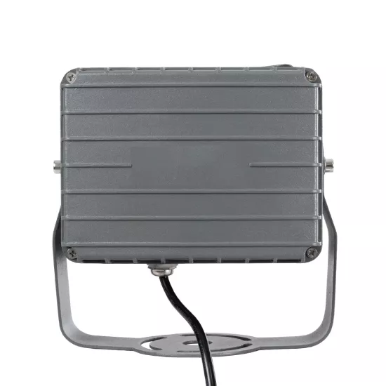 FLOODXENA 90129 Προβολέας Σποτ Wall Washer LED 24W 2760lm 10° AC 220-240V Αδιάβροχο IP65 Φυσικό Λευκό 4500K - Bridgelux SMD Chip - Γκρι Ανθρακί - Μ18 x Π13.5 x Υ18cm - 3 Χρόνια Εγγύηση