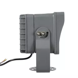 FLOODXENA 90131 Προβολέας Σποτ Wall Washer LED 24W 2040lm 10° AC 220-240V Αδιάβροχο IP65 Μπλε - Bridgelux SMD Chip - Γκρι Ανθρακί - Μ18 x Π13.5 x Υ18cm - 3 Χρόνια Εγγύηση
