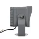 FLOODXENA 90132 Προβολέας Σποτ Wall Washer LED 24W 2040lm 10° AC 220-240V Αδιάβροχο IP65 Φούξια - Bridgelux SMD Chip - Γκρι Ανθρακί - Μ18 x Π13.5 x Υ18cm - 3 Χρόνια Εγγύηση