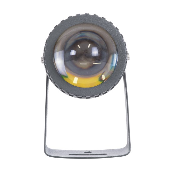 SPOTFENIA 90134 Αρχιτεκτονικό Σποτ Φωτισμου LED 10W 1150lm 5° DC 24V Αδιάβροχο IP65 Φυσικό Λευκό 4500K Dimmable  - Bridgelux COB Chip - Γκρι Ανθρακί - Μ7 x Π7 x Υ12cm - 3 Χρόνια Εγγύηση