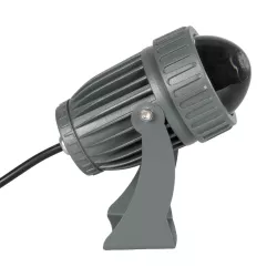 SPOTFENIA 90135 Αρχιτεκτονικό Σποτ Φωτισμου LED 10W 1100lm 5° DC 24V Αδιάβροχο IP65 Θερμό Λευκό 2700K Dimmable - Bridgelux COB Chip - Γκρι Ανθρακί - Μ7 x Π7 x Υ15.5cm - 3 Χρόνια Εγγύηση