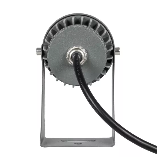 SPOTFENIA 90135 Αρχιτεκτονικό Σποτ Φωτισμου LED 10W 1100lm 5° DC 24V Αδιάβροχο IP65 Θερμό Λευκό 2700K Dimmable - Bridgelux COB Chip - Γκρι Ανθρακί - Μ7 x Π7 x Υ15.5cm - 3 Χρόνια Εγγύηση
