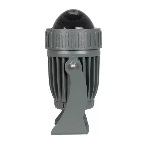 SPOTFENIA 90135 Αρχιτεκτονικό Σποτ Φωτισμου LED 10W 1100lm 5° DC 24V Αδιάβροχο IP65 Θερμό Λευκό 2700K Dimmable - Bridgelux COB Chip - Γκρι Ανθρακί - Μ7 x Π7 x Υ15.5cm - 3 Χρόνια Εγγύηση