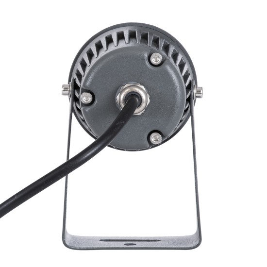 SPOTFENIA 90136 Αρχιτεκτονικό Σποτ Φωτισμου LED 10W 850lm 5° DC 24V Αδιάβροχο IP65 Μπλε Dimmable - Bridgelux COB Chip - Γκρι Ανθρακί - Μ7 x Π7 x Υ12cm - 3 Χρόνια Εγγύηση