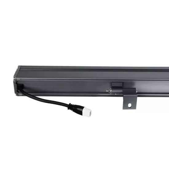 WASHERMARGO 90154 Μπάρα Φωτισμού Wall Washer LED 24W 2040lm 30° DC 24V Αδιάβροχο IP65 Μπλε Dimmable - Bridgelux SMD Chip - Γκρι Ανθρακί - Μ100 x Π4 x Υ6.4cm - 3 Χρόνια Εγγύηση