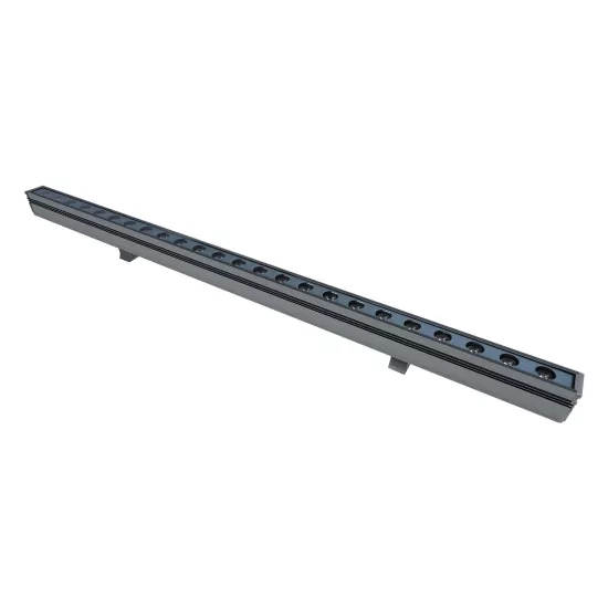 WASHERMARGO 90155 Μπάρα Φωτισμού Wall Washer LED 24W 2040lm 30° DC 24V Αδιάβροχο IP66 Ροζ Dimmable - Bridgelux SMD Chip - Γκρι Ανθρακί - Μ100 x Π4 x Υ5cm - 3 Χρόνια Εγγύηση