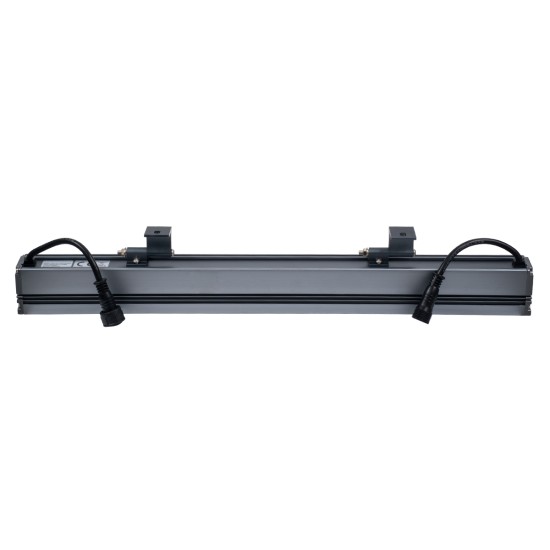 WASHERNAIA 90177 Μπάρα Φωτισμού Wall Washer LED 18W 1530lm 30° DC 24V Αδιάβροχο IP65 Πολύχρωμο RGBW Dimmable DMX512 - Bridgelux SMD Chip - Γκρι Ανθρακί - Μ50 x Π4 x Υ5cm - 3 Χρόνια Εγγύηση