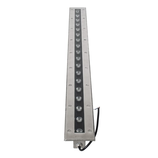 UNDERGROUND-REMVI 90194-Y Χωνευτό Φωτιστικό Wall Washer Δαπέδου LED 18W 1440lm 10° DC 24V Αδιάβροχο IP68 L100 x W9 x H7.2cm Αρχιτεκτονικό Πορτοκαλί 2200K - Ανοξείδωτο Ατσάλι - 3 Years Warranty