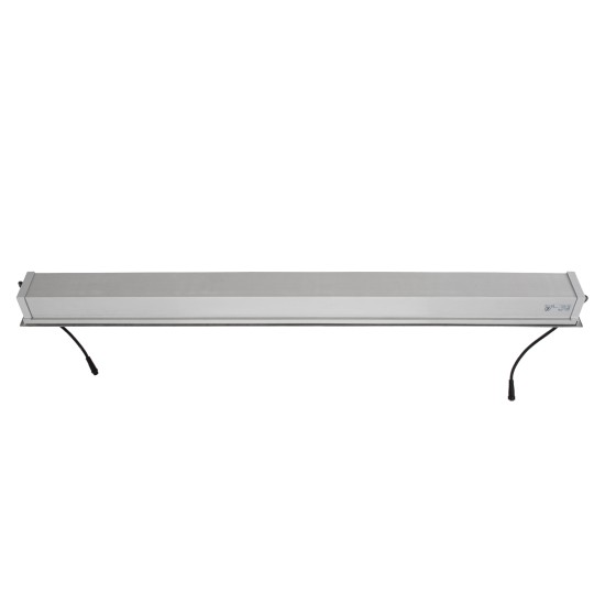 UNDERGROUND-PASSAGGIO 90197 Χωνευτό Φωτιστικό Wall Washer Δαπέδου LED 24W 2040lm 10° DC 24V Αδιάβροχο IP68 με Ρυθμιζόμενη Γωνία Φωτισμού L108 x W9 x H7.5cm RGBW DMX512 - Ανοξείδωτο Ατσάλι - 3 Years Warranty