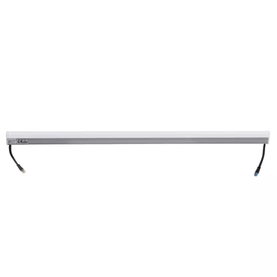 DIGIBAR 90214 Ψηφιακή Pixel Addressable Facade Μπάρα LED 12W 600lm 180° DC 24V Αδιάβροχο IP65 8 x Pixel Πολύχρωμο RGB Dimmable DMX512 SPI/TTL Protocol IC UCS512C0 - Bridgelux SMD Chip - Ασημί με Λευκό Γαλακτερό Κάλυμμα - Μ100 x Π3 x Υ4.5cm - 3 Χρόνια Εγγύ