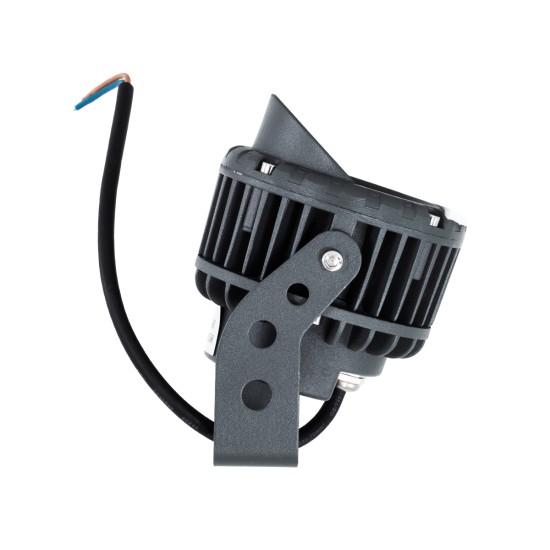 TREEVINA 90357 Φωτιστικό Σποτ με Αντιθαμβωτική Γρίλια για Φυτά - Δέντρα με Βάση Κήπου / Καρφωτό LED 6W 660lm 10° DC 24V Αδιάβροχο IP65 Θερμό Λευκό 2700K Dimmable - Bridgelux SMD Chip - Γκρι Ανθρακί - Μ13 x Π9.5 x Υ9.5cm - 3 Χρόνια Εγγύηση