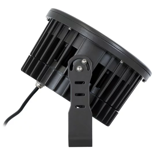 FLOOD-NEVA 90398 Προβολέας Σποτ Wall Washer LED 54W 4860lm 30° DC 24V Αδιάβροχο IP65 Θερμό Λευκό 3000K Dimmable - Μαύρο - Μ24.5 x Π24.5 x Υ14.7cm - 3 Χρόνια Εγγύηση