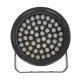 FLOOD-NEVA 90398 Προβολέας Σποτ Wall Washer LED 54W 4860lm 30° DC 24V Αδιάβροχο IP65 Θερμό Λευκό 3000K Dimmable - Μαύρο - Μ24.5 x Π24.5 x Υ14.7cm - 3 Χρόνια Εγγύηση