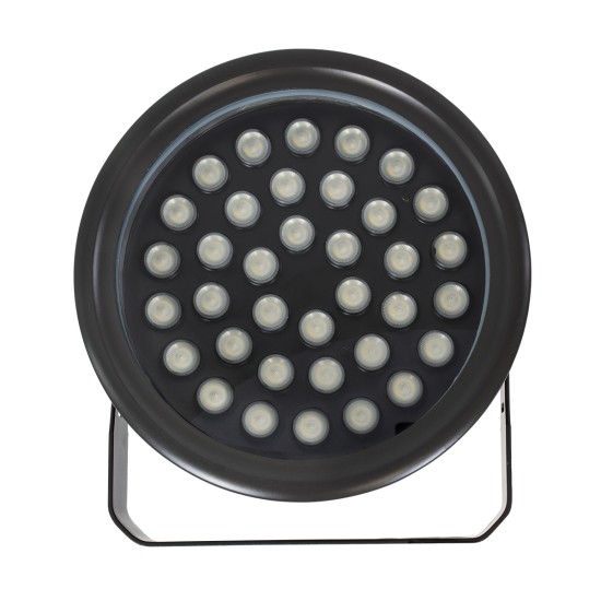 FLOOD-NEVA 90400 Προβολέας Σποτ Wall Washer LED 72W 6120lm 30° DC 24V Αδιάβροχο IP65 RGBW DMX512 Dimmable - Μαύρο - Μ24.5 x Π24.5 x Υ14.7cm - 3 Χρόνια Εγγύηση