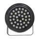 FLOOD-NEVA 90400 Προβολέας Σποτ Wall Washer LED 72W 6120lm 30° DC 24V Αδιάβροχο IP65 RGBW DMX512 Dimmable - Μαύρο - Μ24.5 x Π24.5 x Υ14.7cm - 3 Χρόνια Εγγύηση