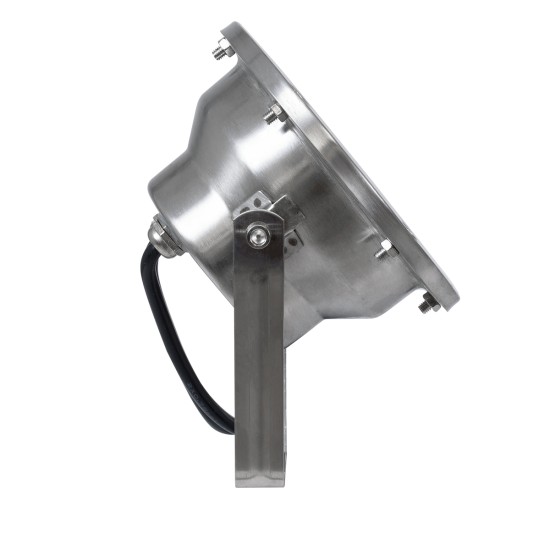 UNDERWATERJERRY 90425 Υποβρύχιο Επιφανειακό Σποτ για Σιντριβάνια/Πισίνες LED 12W 1200lm 30° DC 24V Αδιάβροχο IP68 Πολύχρωμο RGBW Dimmable DMX512 - Bridgelux SMD Chip - Ανοξείδωτο Ατσάλι 304 - Μ14.5 x Π7 x Υ19cm - 3 Χρόνια Εγγύηση