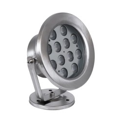 UNDERWATER-DENIS 90429 Υποβρύχιος Προβολέας Σποτ για Σιντριβάνια/Πισίνες LED 12W 1080lm 30° DC 24V Αδιάβροχο IP68 Θερμό Λευκό 2700K Dimmable - Ανοξείδωτο Ατσάλι 304 - Μ14.5 x Π7 x Υ17cm - 3 Χρόνια Εγγύηση