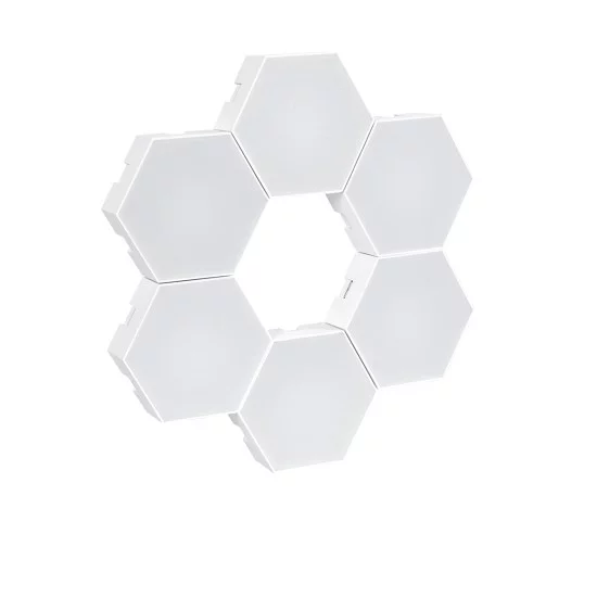 DIGIOCTA 90448 Σετ 6 Ψηφιακων LED RGB Φωτιστικών Κυψελών με Ψηφιακό Controller με WiFi Smart APP & Ασύρματο Χειριστήριο RF 2.4Ghz - LED SMD 5050 9W/Σετ 84PIXEL/Σετ 720lm/Σετ 120° DC 5V με USB 2.0 IP20 Πολύχρωμο RGB - Dimmable - Μ10.5 x Π10.5 x Υ3cm Αν DIGIOCTA 90448 Σετ 6 Ψηφιακων LED RGB Φωτιστικών Κυψελών με Ψηφιακό Controller με WiFi Smart APP & Ασύρματο Χειριστήριο RF 2.4Ghz - LED SMD 5050 9W/Σετ 84PIXEL/Σετ 720lm/Σετ 120° DC 5V με USB 2.0 IP20 Πολύχρωμο RGB - Dimmable - Μ10.5 x Π10.5 x Υ3cm Αν