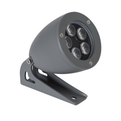 TREESPO 90469 Φωτιστικό Σποτ για Φυτά - Δέντρα LED 12W 1320lm 15° DC 24V Αδιάβροχο IP65 Θερμό Λευκό 2700K Dimmable - Bridgelux SMD Chip - Γκρι Ανθρακί - Μ9 x Π11 x Υ9cm - 3 Χρόνια Εγγύηση