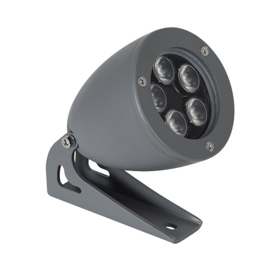 TREESPO 90469 Φωτιστικό Σποτ για Φυτά - Δέντρα LED 12W 1320lm 15° DC 24V Αδιάβροχο IP65 Θερμό Λευκό 2700K Dimmable - Bridgelux SMD Chip - Γκρι Ανθρακί - Μ9 x Π11 x Υ9cm - 3 Χρόνια Εγγύηση