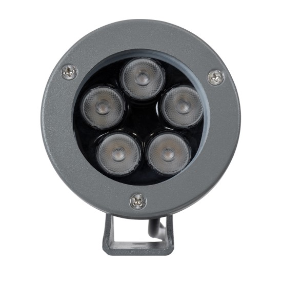 TREESPO 90469 Φωτιστικό Σποτ για Φυτά - Δέντρα LED 12W 1320lm 15° DC 24V Αδιάβροχο IP65 Θερμό Λευκό 2700K Dimmable - Bridgelux SMD Chip - Γκρι Ανθρακί - Μ9 x Π11 x Υ9cm - 3 Χρόνια Εγγύηση
