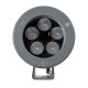 TREESPO 90469 Φωτιστικό Σποτ για Φυτά - Δέντρα LED 12W 1320lm 15° DC 24V Αδιάβροχο IP65 Θερμό Λευκό 2700K Dimmable - Bridgelux SMD Chip - Γκρι Ανθρακί - Μ9 x Π11 x Υ9cm - 3 Χρόνια Εγγύηση
