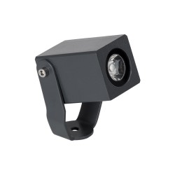 TREEMARO 90472 Φωτιστικό Σποτ για Φυτά - Δέντρα LED 3W 330lm 8° DC 24V Αδιάβροχο IP67 Θερμό Λευκό 2700K Dimmable - Bridgelux SMD Chip - Γκρι Ανθρακί - Μ3.5 x Π6.4 x Υ10cm - 3 Χρόνια Εγγύηση