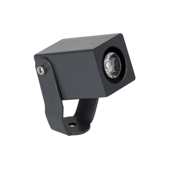 TREEMARO 90472 Φωτιστικό Σποτ για Φυτά - Δέντρα LED 3W 330lm 8° DC 24V Αδιάβροχο IP67 Θερμό Λευκό 2700K Dimmable - Bridgelux SMD Chip - Γκρι Ανθρακί - Μ3.5 x Π6.4 x Υ10cm - 3 Χρόνια Εγγύηση