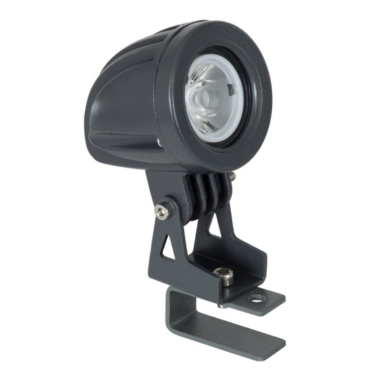 TREEDITA 90474 Φωτιστικό Σποτ για Φυτά - Δέντρα LED 3W 330lm 8° DC 24V Αδιάβροχο IP67 Θερμό Λευκό 2700K Dimmable - Bridgelux SMD Chip - Γκρι Ανθρακί - Μ5.7 x Π6.5 x Υ9.8cm - 3 Χρόνια Εγγύηση