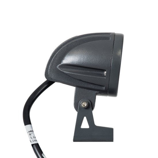 TREEDITA 90474 Φωτιστικό Σποτ για Φυτά - Δέντρα LED 3W 330lm 8° DC 24V Αδιάβροχο IP67 Θερμό Λευκό 2700K Dimmable - Bridgelux SMD Chip - Γκρι Ανθρακί - Μ5.7 x Π6.5 x Υ9.8cm - 3 Χρόνια Εγγύηση