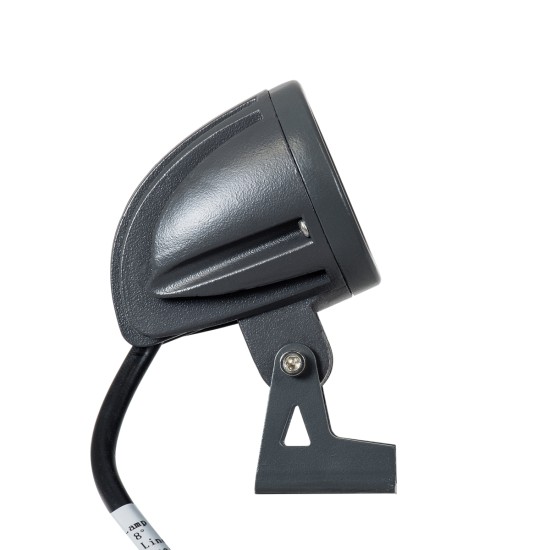 TREEDITA 90474 Φωτιστικό Σποτ για Φυτά - Δέντρα LED 3W 330lm 8° DC 24V Αδιάβροχο IP67 Θερμό Λευκό 2700K Dimmable - Bridgelux SMD Chip - Γκρι Ανθρακί - Μ5.7 x Π6.5 x Υ9.8cm - 3 Χρόνια Εγγύηση